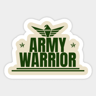 Army warrior Sticker